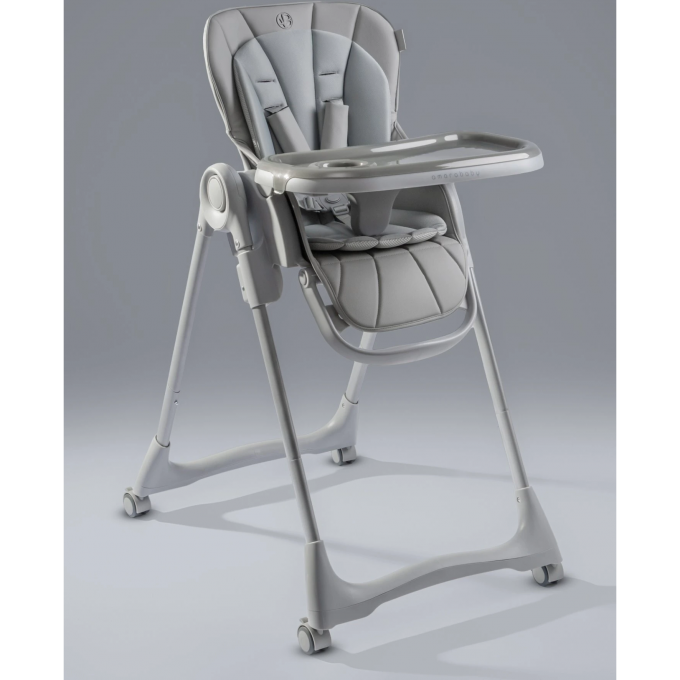 Стульчик детский для кормления AMAROBABY GOURMET серый AB25-23GOU/11