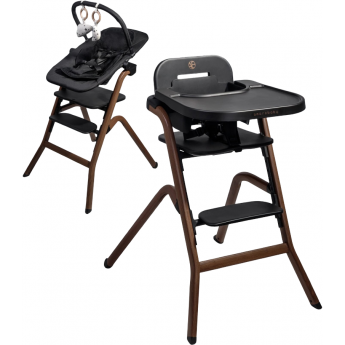 Стульчик для кормления 3 в 1 AMAROBABY WINNIE черный Стульчик для кормления 3 в 1 AMAROBABY WINNIE черный