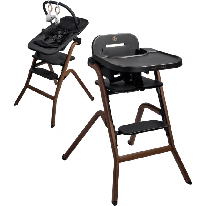 Стульчик для кормления 3 в 1 AMAROBABY WINNIE черный AB25-23WIN/09