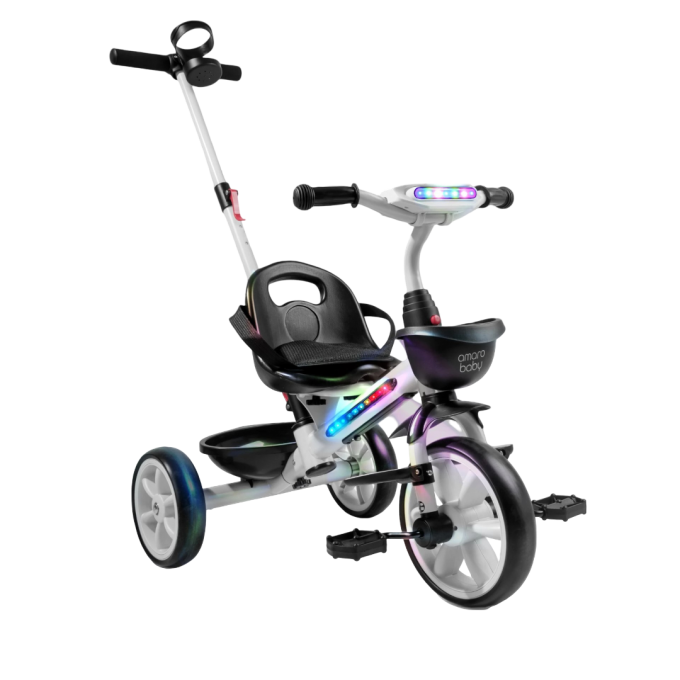 Велосипед детский трехколесный AMAROBABY SCOUT белый AB25-36SC/00