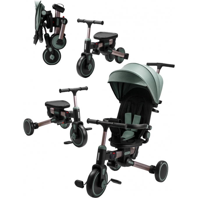 Велосипед многофункциональный AMAROBABY MULTIRIDE зеленый AB25-36MR/13